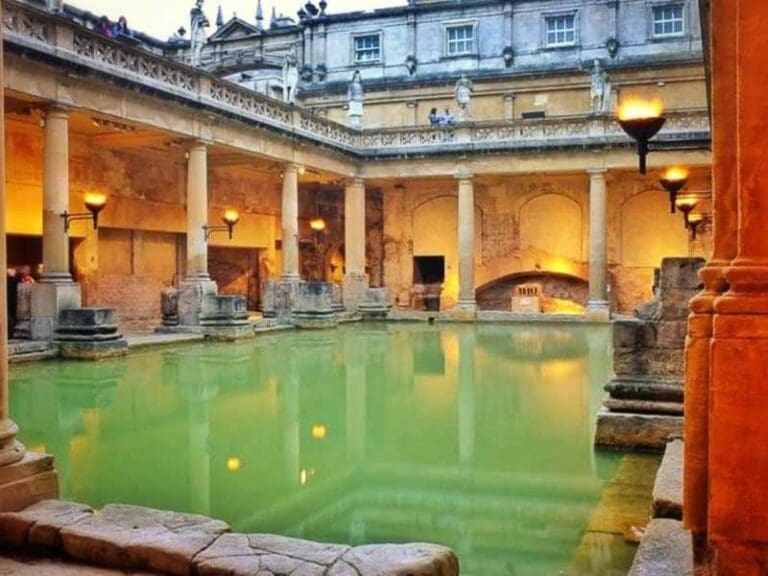 The Roman Baths in Bath - Part of the Stonehenge & Bath Tour by Anderson Tours.