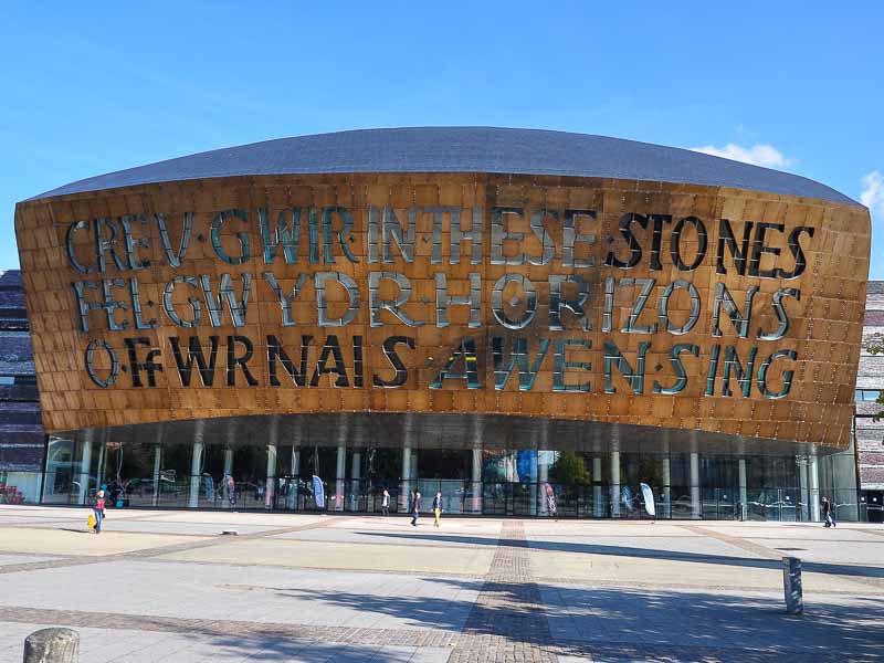 Wales Millennium Centre in Cardiff - A vibrant waterfront district with much to do such as stays, attractions, food & drink and shopping.