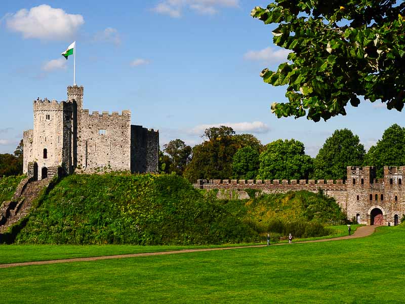 Cardiff Castle in Wales