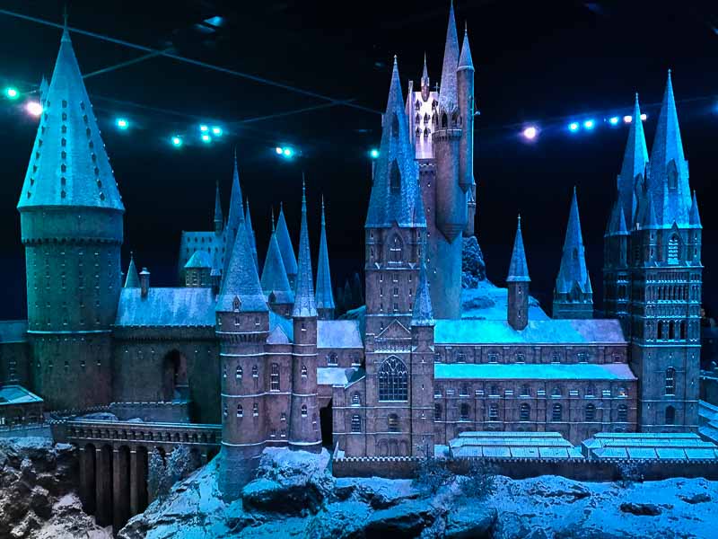 Harry Potter - Hogwarts School Model at the Harry Potter Studios.