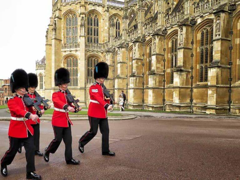 The Kings Guard at Windsor Castle.