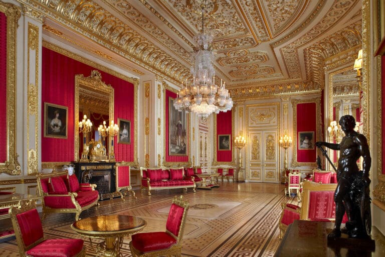 State Apartments in Windsor Castle, half day trip by Anderson Tours.