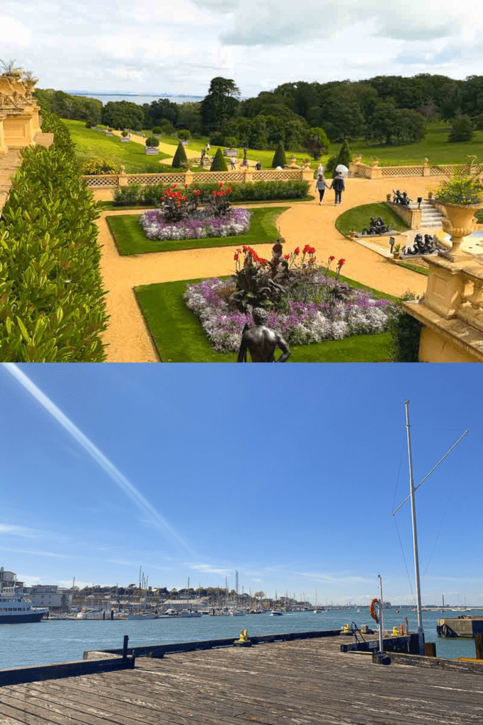 Isle of Wight Tour Collage - Day Tour from London.