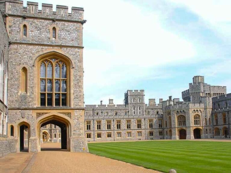 Upper Ward at Windsor Castle in Windsor.