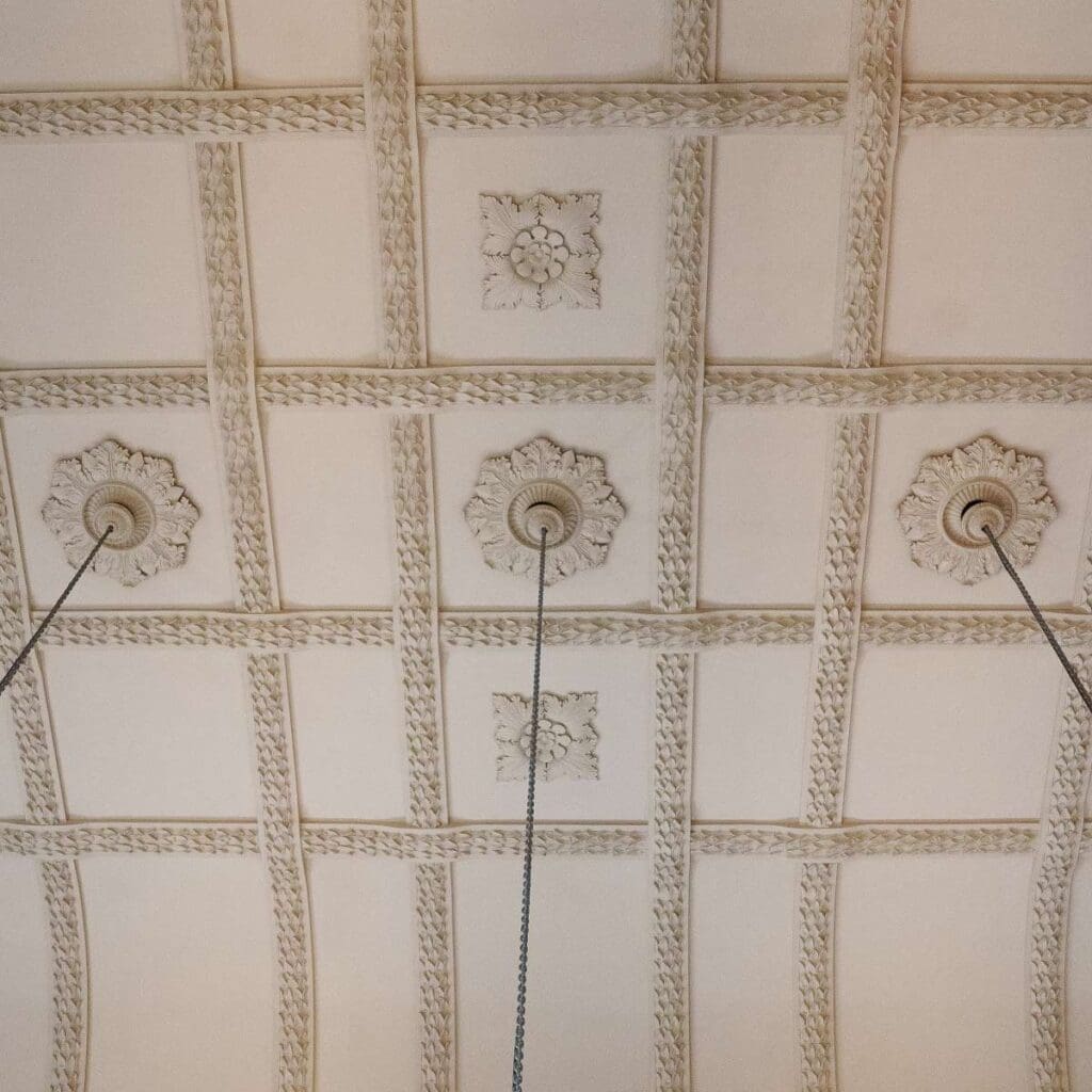 Image of the ceiling at the Assembly Rooms at bath.