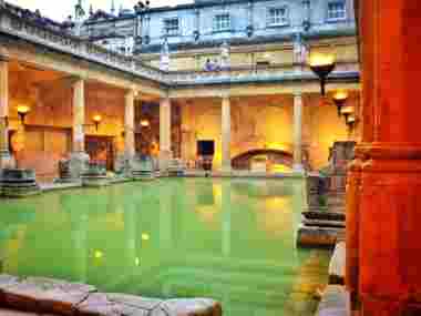 Roman Bath Hot spring in Bath