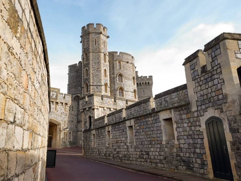 Edward Tower III within Windsor Castle, entrance into the Castle for visitors.