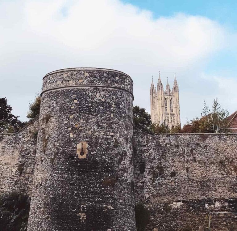 Wall of Canterbury Castle