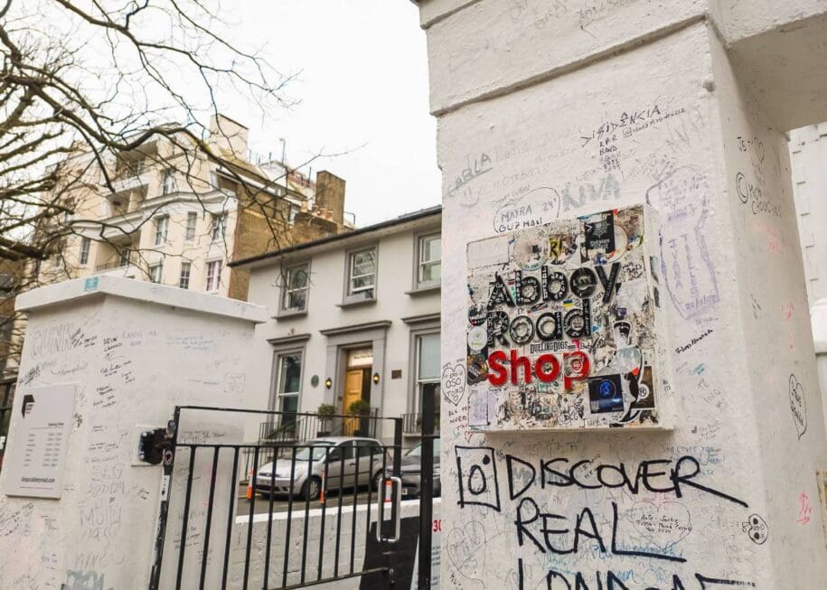 Abbey Road Studios, once home to the famous Beatles.