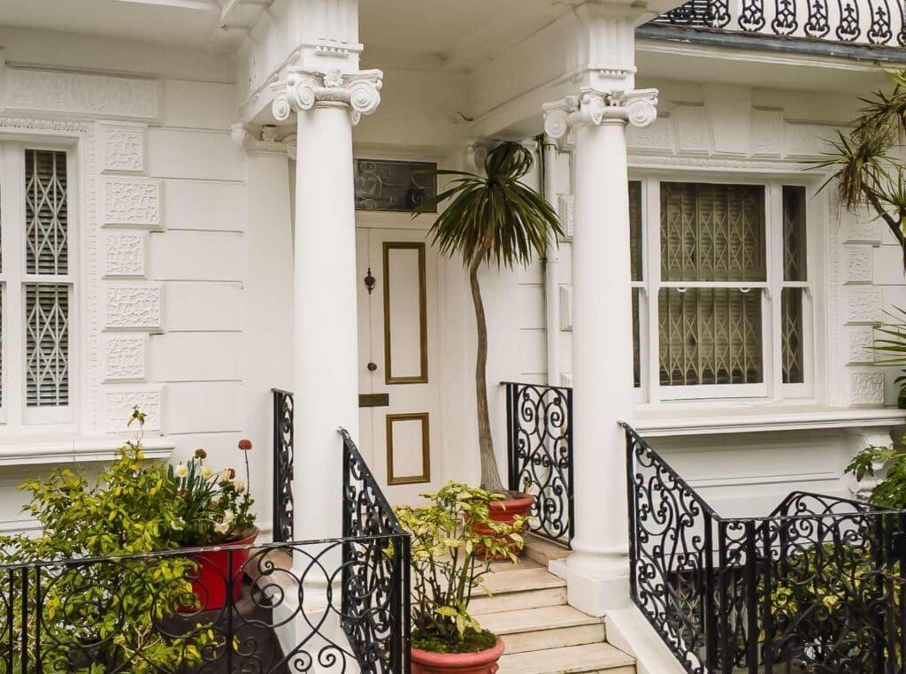 The Samarkand Hotel in Lansdowne Crescent where the late Jimi Hendrix died at the age of 27.