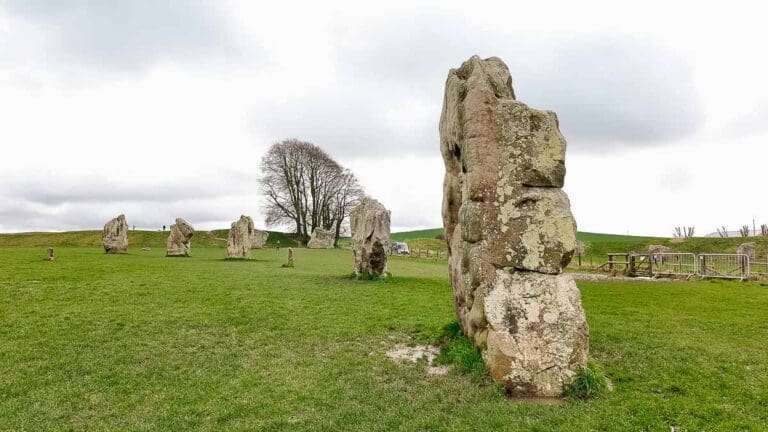 Outer Circle Stones at Avebury Henge and Stone Circles.