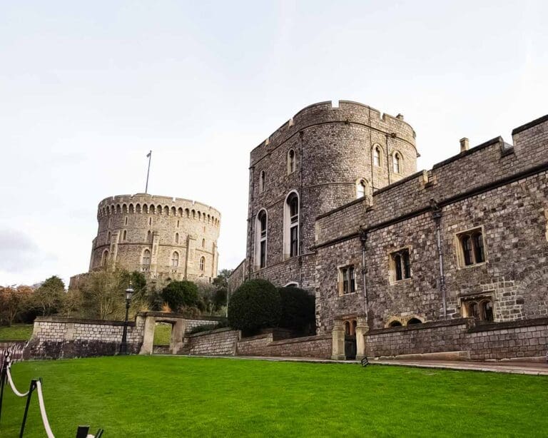 View of the Round Tower at Windsor Castle