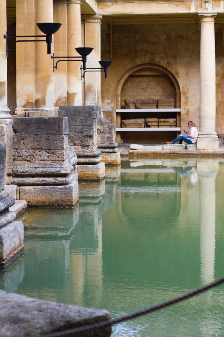 Roman Baths Inside the museum