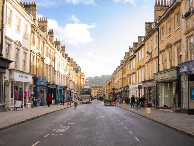 Milsom Street in Bath