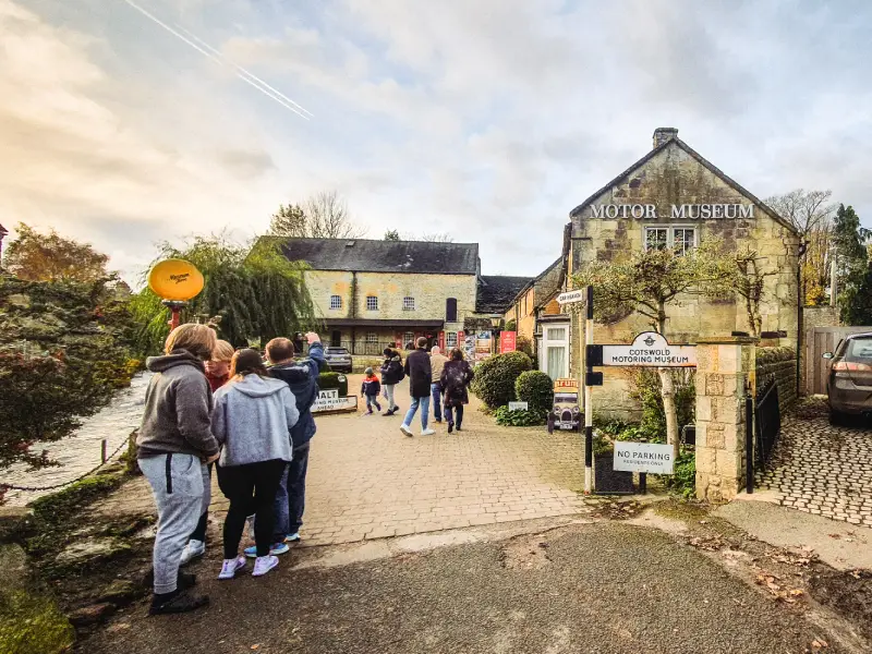 The Motor Museum in Burton-on-the-Water located in the Cotswolds.