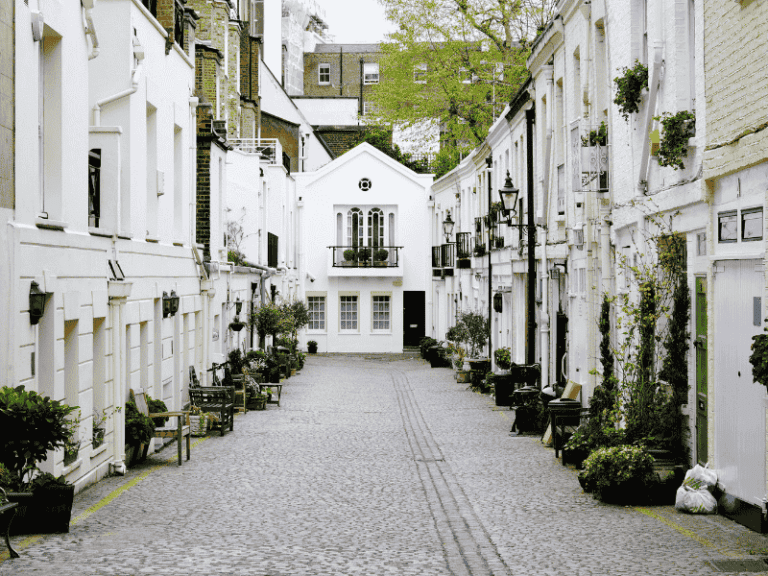 Alleyway in London - Quiet Residential Passage in London.