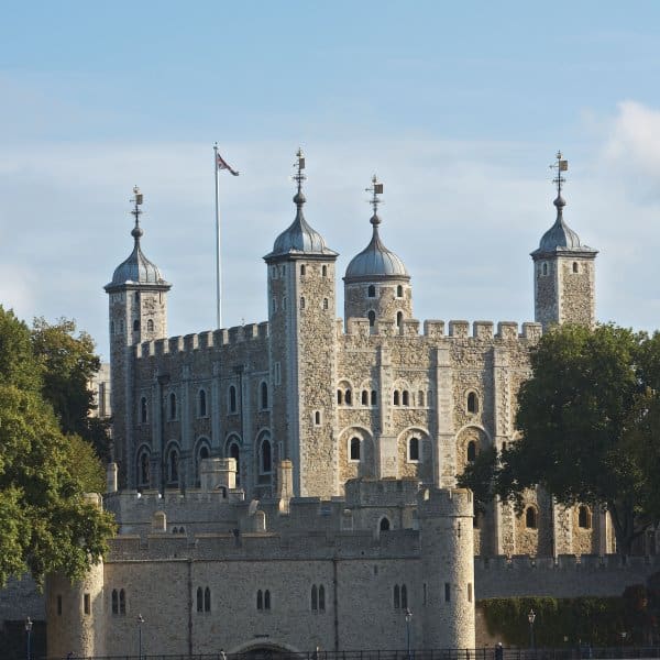 Tower of London across the River Thames in London