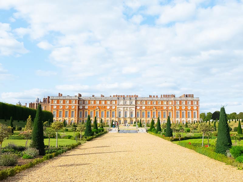 Hampton Court Palace famous Tudor Garden - The Privy Garden.